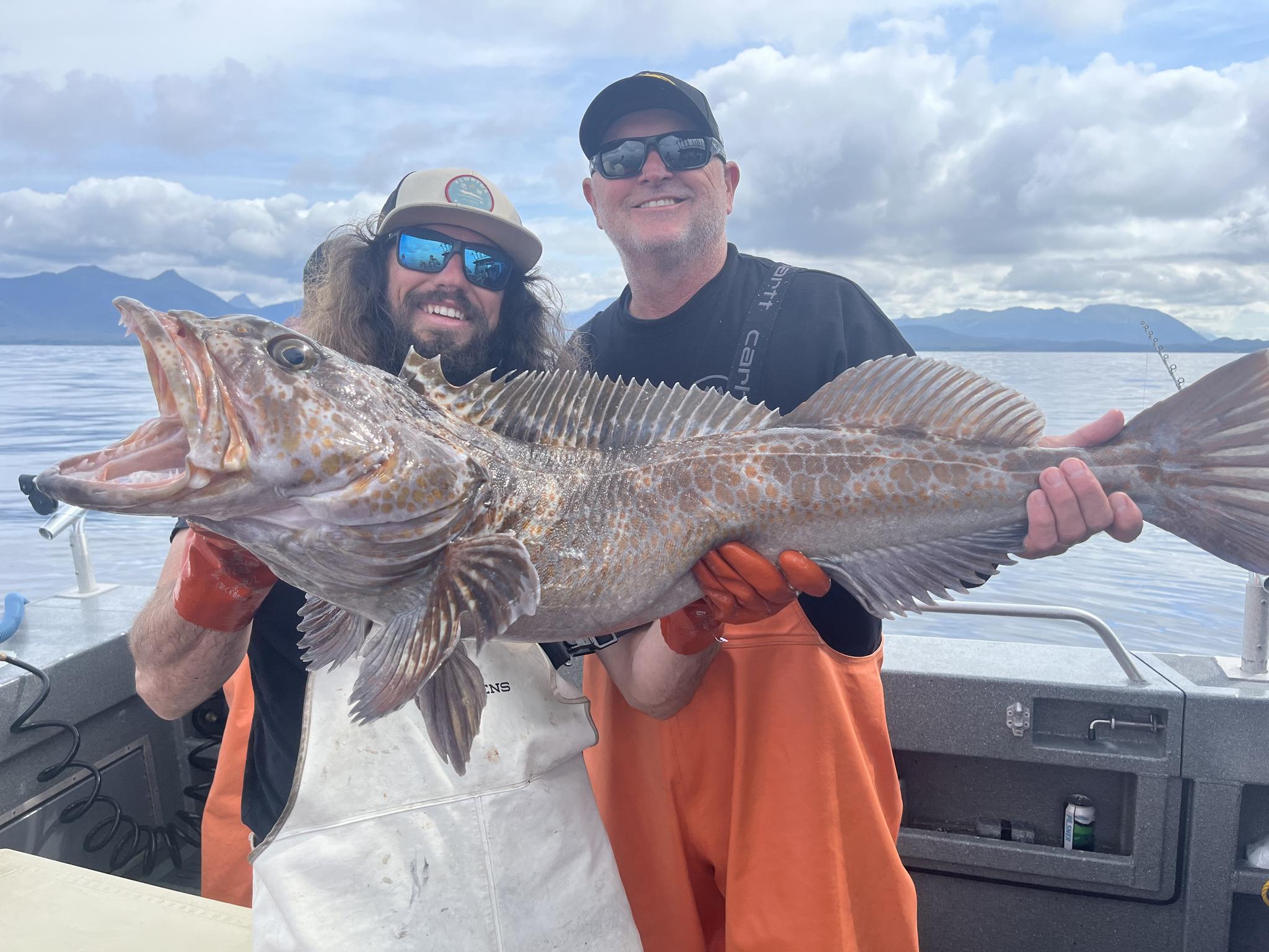 Captain Sean with a big catch