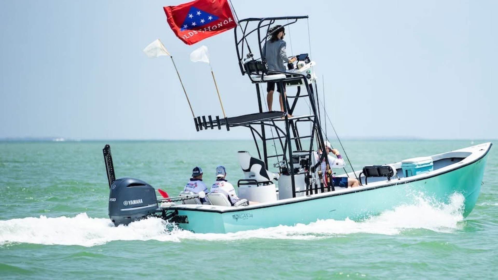 Charter boat on the water